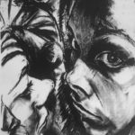 ‘Fool Reflections’ Compressed charcoal.